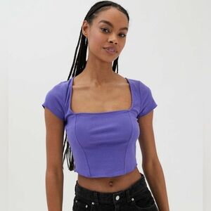 urban outfitters meg square neck top
